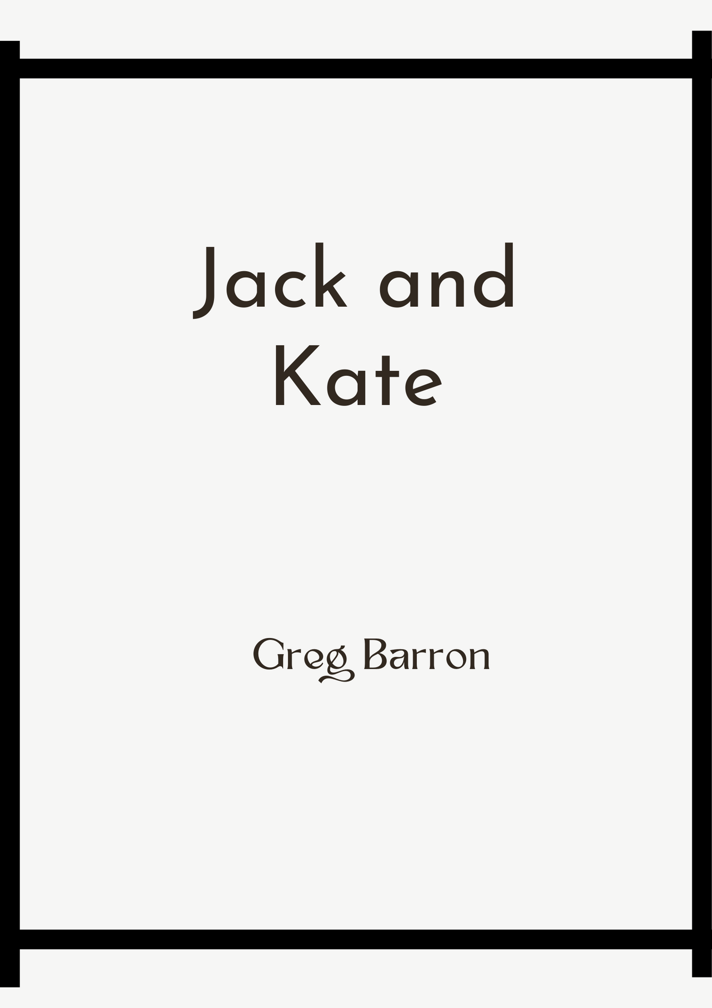 Jack and Kate by Greg Barron