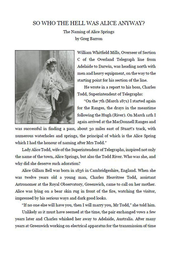 So Who the Hell was Alice Anyway?