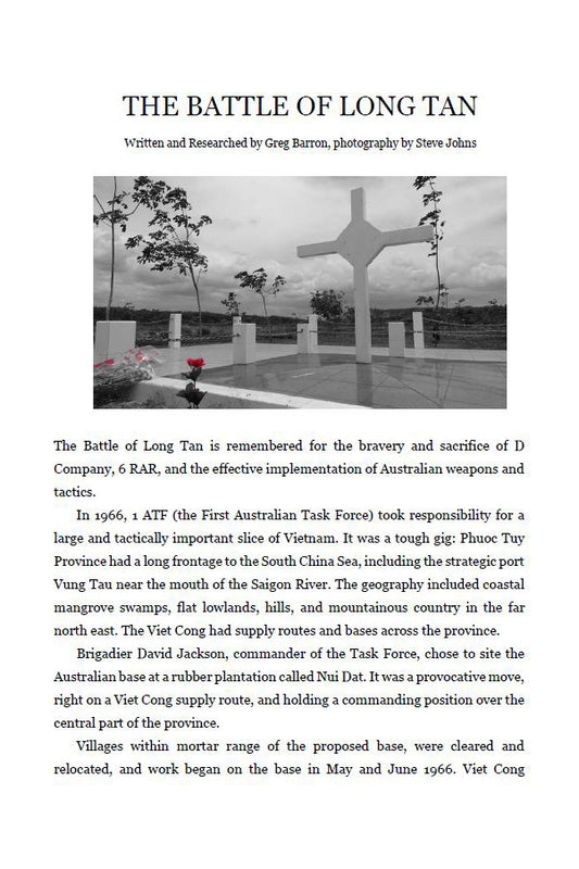 The Battle of Long Tan by Greg Barron