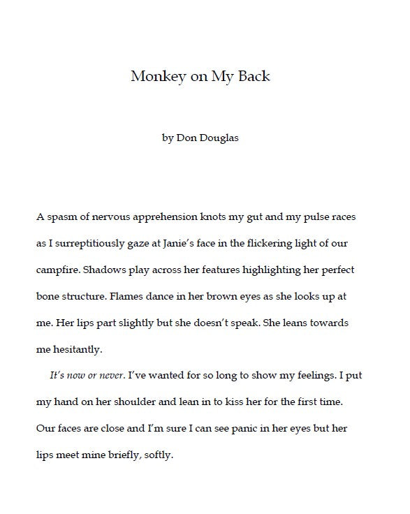 Monkey on My Back by Don Douglas (Free pdf Download)